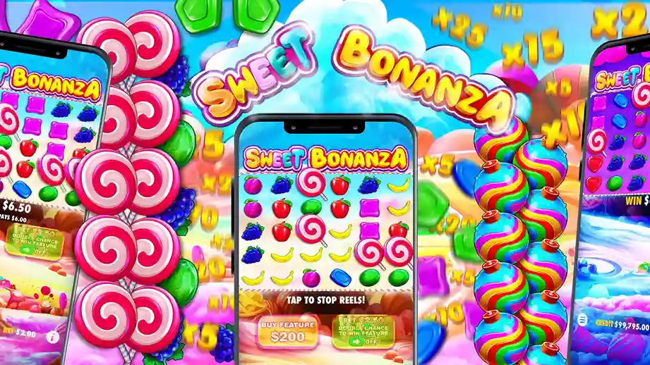 Sweet Bonanza Xmas слот играть онлайн и выигрывать праздничные бонусы